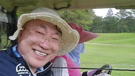 高須克弥のインスタグラム：「癌温熱療法。炎天下ゴルフ。」