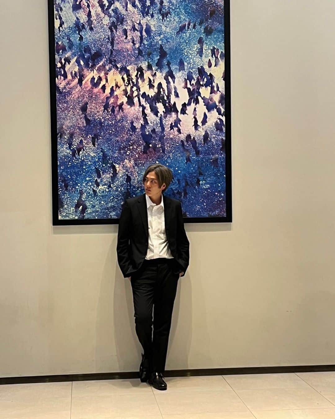 白又敦のインスタグラム：「スーツでも写真撮った。 #ootd #fashion  #白又敦 #俳優 #actor #作品撮り」