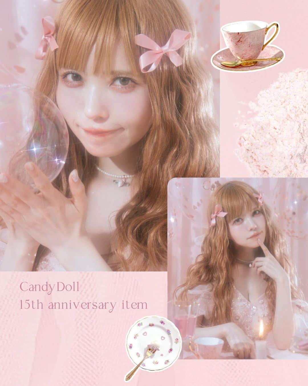 AYA YAGISHITAさんのインスタグラム写真 - (AYA YAGISHITAInstagram)「@candydoll_official  🪽15th Anniversary🪽 . . 15周年おめでとうございます♡ 可愛い世界観も作れて楽しい撮影でした🐩♡」9月5日 19時31分 - aya_yagishita