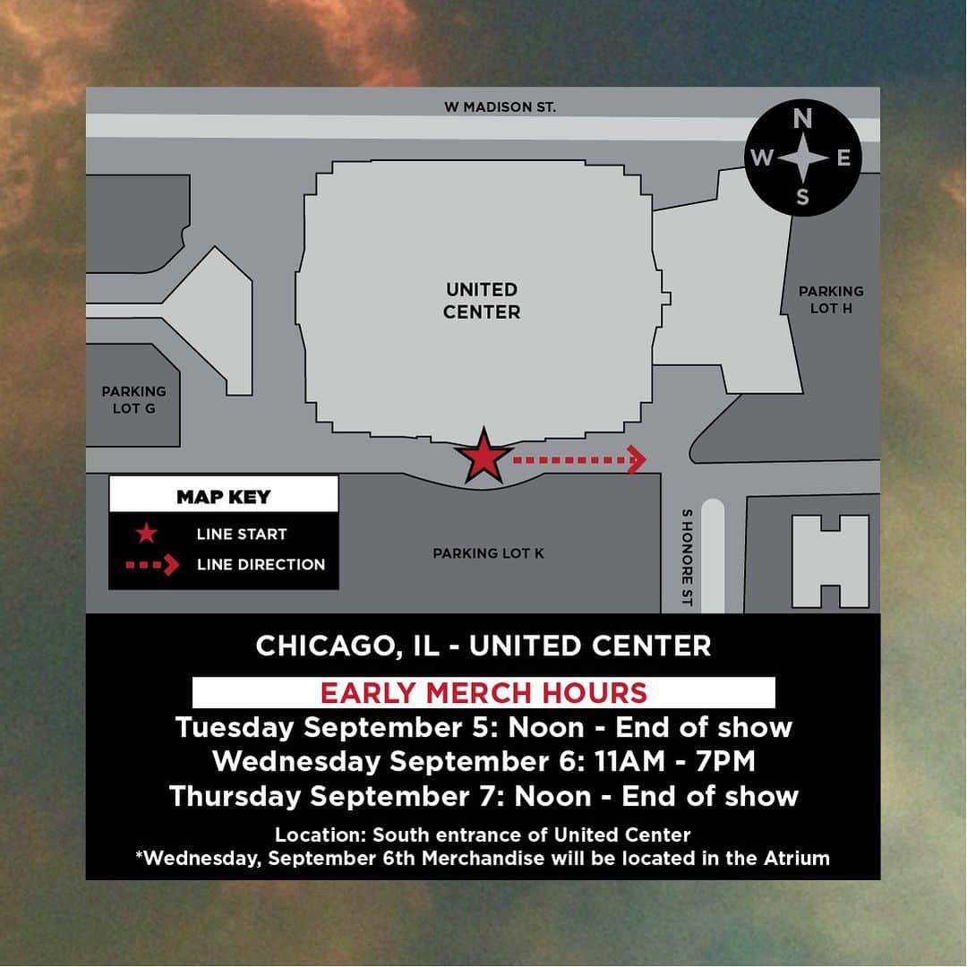 パール・ジャムさんのインスタグラム写真 - (パール・ジャムInstagram)「The tour continues tonight at the @UnitedCenter in Chicago! What is one song you're hoping to hear tonight?  Artists: @studio_mark5 Barry Ament (@amesbros) @OliverBarrett  The event posters and merch are all available at the merch stand, starting at noon.」9月5日 20時00分 - pearljam