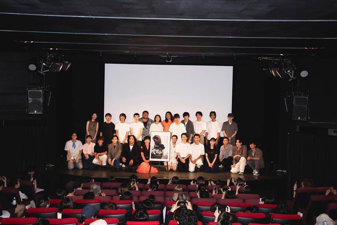 太田将熙のインスタグラム：「. 映画「冗談じゃないよ」  9月2日@ユーロライブ 支援者向け初号試写&舞台挨拶でした。 改めて支援者の皆様、この映画を一緒に作ってくださりありがとうございました。  緊張と興奮が渦巻いてました。 ちゃんと観て、これは勝負できる映画だなと実感できました。良い映画になってた。  ここからより多くの方に「冗談じゃないよ」を届けていきたいです。 引き続き宜しくです！  Photo @atsutomohino  Styling @mana_kaneishi  Hair @olta_taiga   #冗談じゃないよ」
