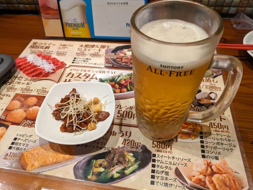 大和ヒロシさんのインスタグラム写真 - (大和ヒロシInstagram)「夕食は君津の煖にて。  煖のなめろうは、本当に皿まで舐めてしまいそう！笑  煖のウマッ極旨馬刺も馬過ぎ・・・否！美味過ぎです！ #煖 #君津市」9月5日 20時37分 - yamatohiroshi