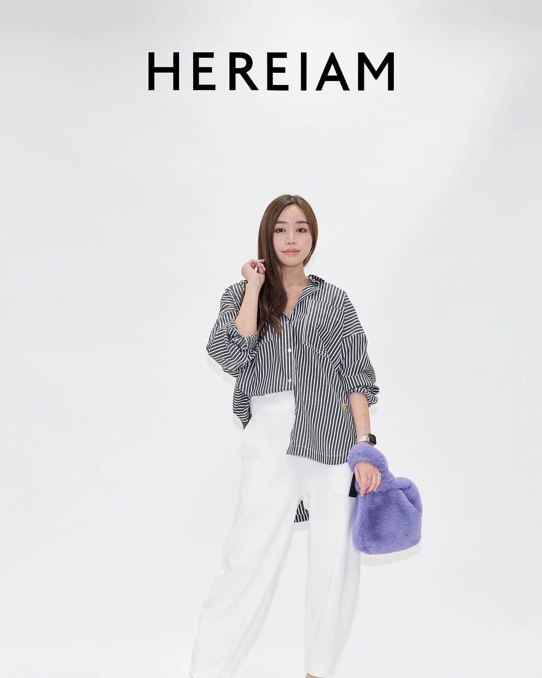 南美沙のインスタグラム：「@hereiam.official  A/W 可愛かった❤️  @tomo_818  ありがとうございました☺️✨」