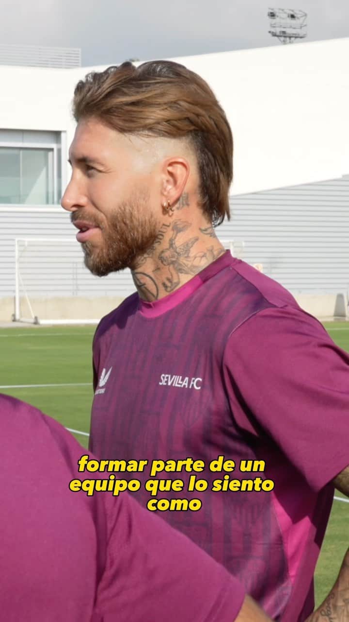 セビージャFCのインスタグラム：「🫡🗣️ ¡Un placer volverte a tener entre nosotros, Sergio!  #WeareSevilla #NuncaTeRindas」