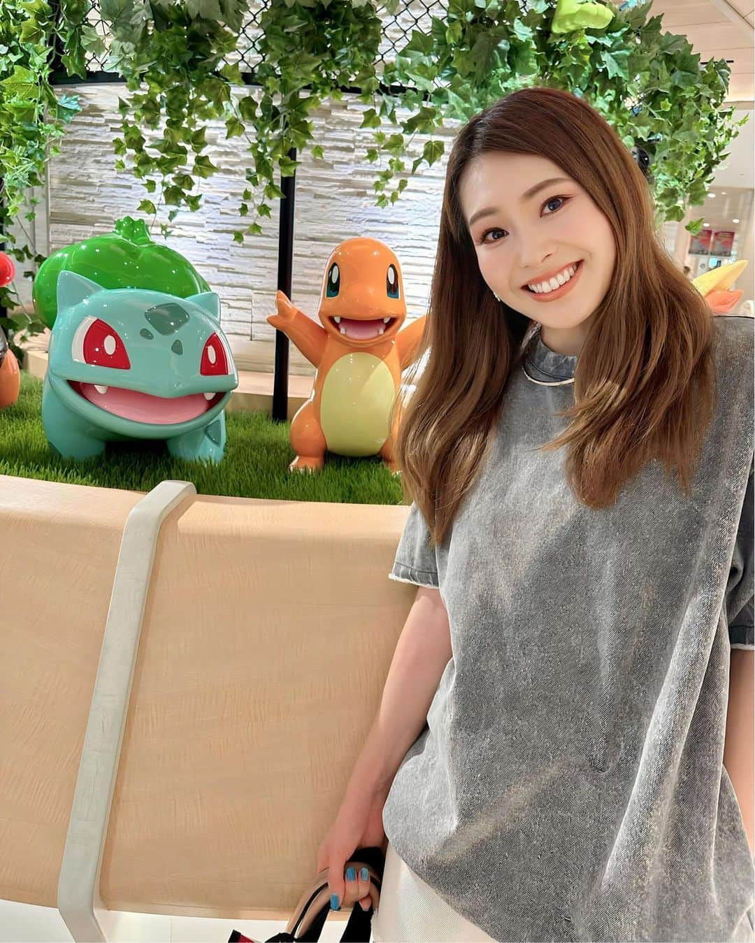 田中里依奈さんのインスタグラム写真 - (田中里依奈Instagram)「. ポケモン初代（赤、緑、青）金、銀？世代だから、初代からのポケモンみると、懐かしくてテンションが上がってしまう😆🙌 アニメみて、コロコロコミックも買ってたなー✨ ポケモン言えるかなとか歌ってたなー、もう忘れたけど😂 . #ポケモン#ポケモンセンター#懐かしい #ポケモンではしゃぐいい大人  #ポケモンで育った#ピカチュウかわいい #ピカチュウ好き#ポケモンマスターになりたかった」10月5日 1時11分 - riina_tanaka