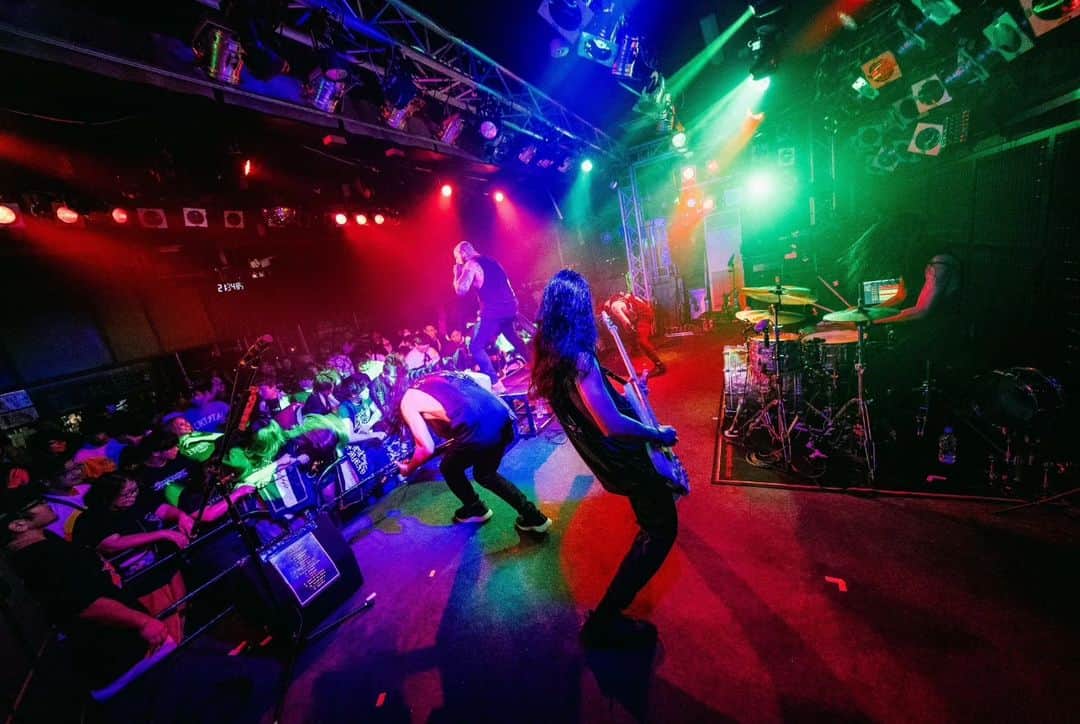 Crystal Lakeさんのインスタグラム写真 - (Crystal LakeInstagram)「It's been such a blessing to be back on tour. We appreciate you all for your continued love & support. Where would you like to see next?  #CrystalLake Ankh Western Japan Tpur 2023 w/ @noisemaker_official @crowsalive_jpn    ➡️ 10/04 (水)  大阪 GABU  10/05 (木)  名古屋 E.L.L  📷: @seijiro243」10月4日 16時52分 - crystallake777