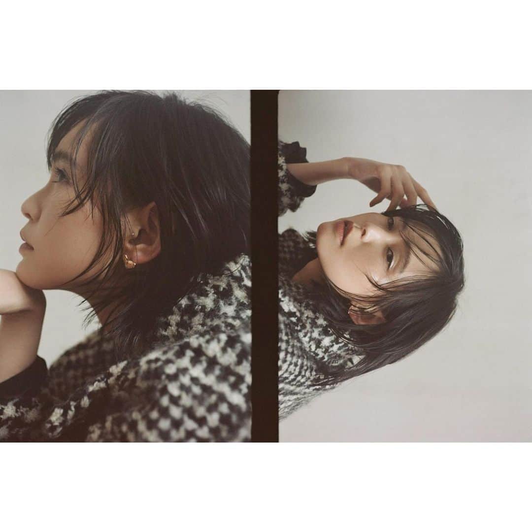 佐川理佳のインスタグラム：「@tfpjp Omotesando Hills with Yu Hirukawa  photography: Yuichi Akagi styling: Shuhei Yamazaki hair & make-up: Rika Sagawa text: Miku Oyama edit: Honami Wachi & Miku Oyama」