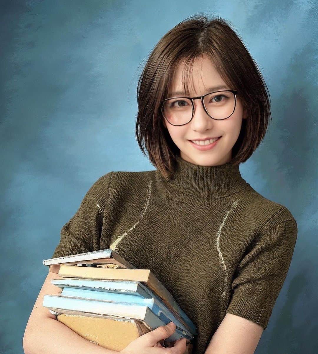ゆきりぬのインスタグラム：「流行りのイヤーブックやってみたよ！ 色んな自分の可能性見れて楽しかった〜🤣✨ 皆は何枚目が好き？」