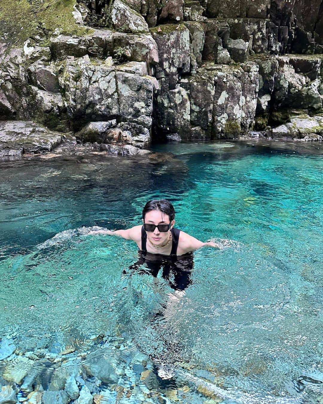 高橋龍之介のインスタグラム：「🏞️💧🌳  ・ちょっと前に自然を沢山浴びてきました~幸せ。 （極寒の寒さです。）」