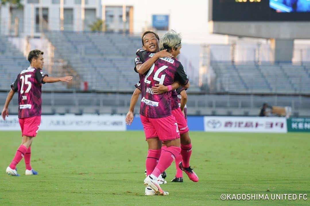 藤本憲明のインスタグラム：「みんなが喜んでくれる時が1番すき🫶  #鹿児島ユナイテッドFC #No24」