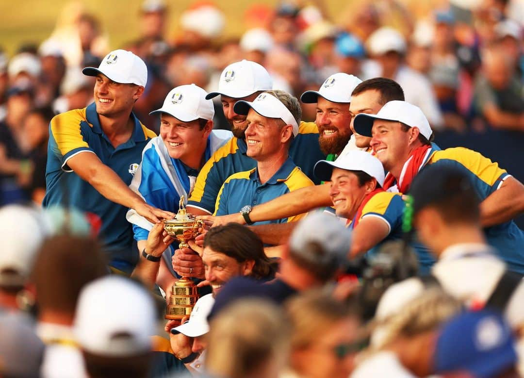 ルーク・ドナルドさんのインスタグラム写真 - (ルーク・ドナルドInstagram)「My family 💙💛 @rydercupeurope」10月4日 17時56分 - lukedonald