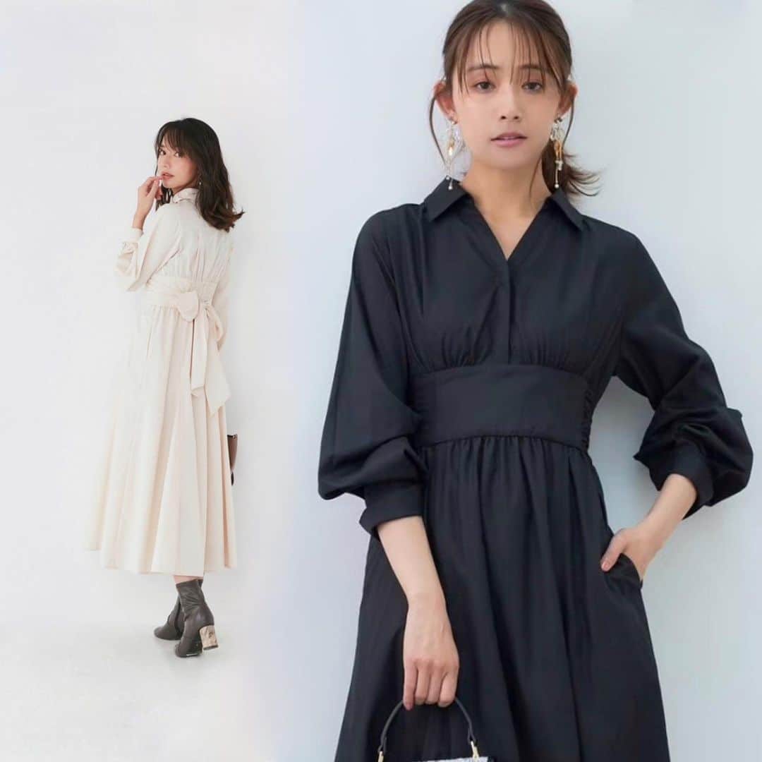 MERCURYDUOのインスタグラム：「《 NEWARRIVAL 》 ⁡ ／ 　袖はボタンでスリットにもなる2wayデザイン。 　スタイルアップも叶う美シルエットな大人シャツワンピ✔︎ ＼ ⁡ ⁡ #2wayスリットスリーブシャツワンピース color:black/purple/beige size:S/M ⁡ ⁡ ⁡ ⁡ アイテム詳細は投稿の商品タグ、 または @mercuryduo_comの トップURLからCHECK！ ⁡ ⁡ ⁡＿＿＿＿＿＿＿＿＿＿＿＿＿＿ ㅤ ⁡ 人気スタッフのコーディネートはこちら ▶︎ @mercuryduo_styling  ⁡ #MERCURYDUO #マーキュリーデュオ #公式通販runwaychannel ⁡ ＿＿＿＿＿＿＿＿＿＿＿＿＿＿ ㅤㅤ #ワンピースコーデ#ワンピ#ワンピコーデ #シャツワンピース#シャツワンピースコーデ  #スリットスリーブ#olコーデ#オフィスカジュアル #大人可愛いコーデ#デートコーデ#ロングワンピース  #きれいめコーデ#カフェコーデ#秋ワンピース」