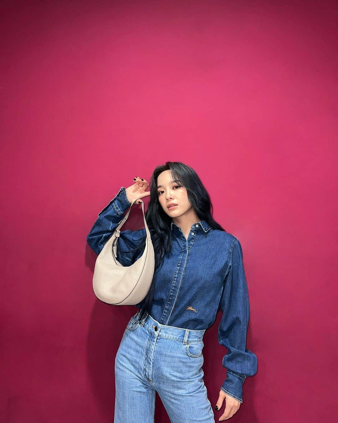 キム・セジョン（Gugudan SeMiNa）さんのインスタグラム写真 - (キム・セジョン（Gugudan SeMiNa）Instagram)「@Longchamp   My favorite bag #longchamp #longchampRoseau #롱샴 #롱샴로조」10月4日 18時28分 - clean_0828