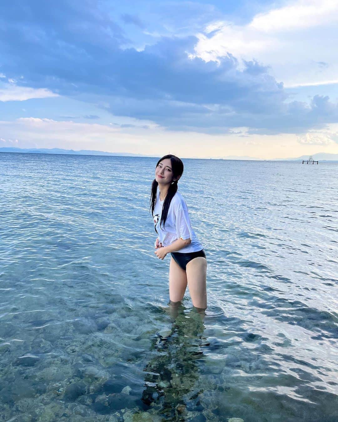 大西陽羽のインスタグラム：「この日4回くらいsupから落ちた👍🏻👍🏻」