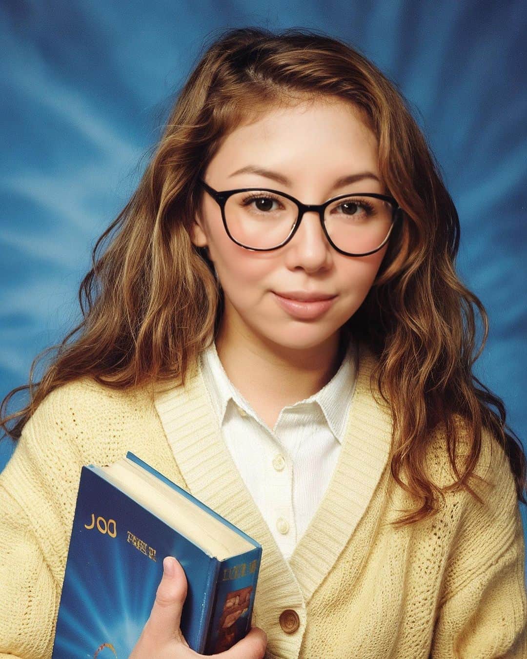 詩音さんのインスタグラム写真 - (詩音Instagram)「Fact: Mommy joined the AI yearbook trend right before her daughter's actual yearbook photo shoot. Btw who are you??😂💜 #yearbook #aiyearbook」10月4日 19時00分 - shion_baysidediva