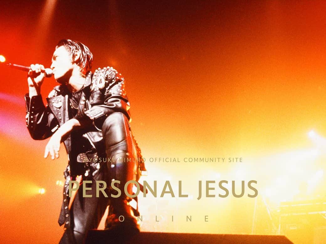 のインスタグラム：「【PERSONAL JESUS ONLINE】  10月7日の氷室京介バースデーを記念して、スペシャルコミュニティを立ち上げました！皆さんの思い出の写真やイラストなどをアップしてお誕生日をお祝いしましょう！  #氷室京介 #pjonline  #birthday   https://personaljesus.fans」