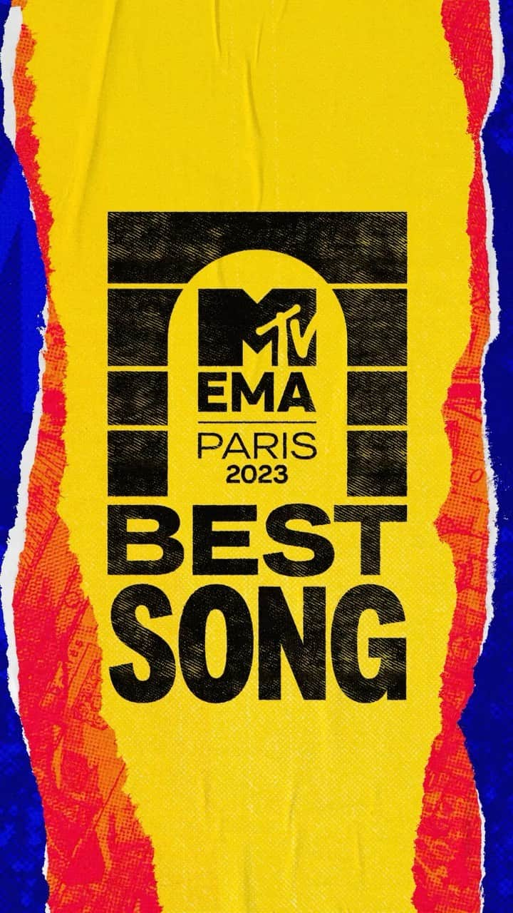 MTV EMAのインスタグラム：「HERE are the 2023 #MTVEMA nominees for Best Song! ✨   🎵 Paint the Town Red @dojacat 🎵 Seven #JungKook + @latto777 🎵 Flowers @mileycyrus 🎵 vampire @oliviarodrigo 🎵 Kill Bill @sza  🎵 Anti-Hero @taylorswift 🎵 Calm Down @heisrema + @selenagomez  Voting is open NOW at mtvema.com/vote!!」