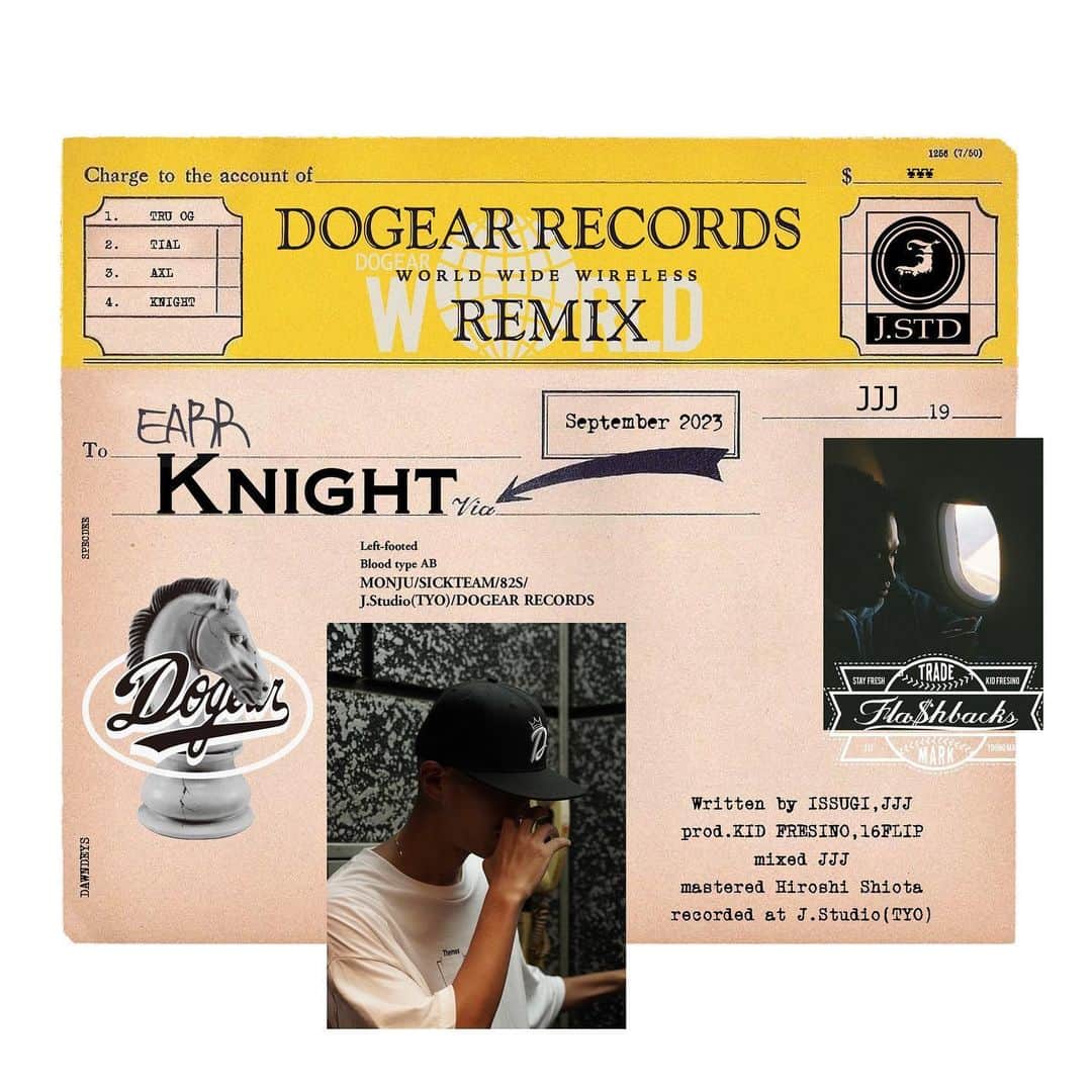 JJJのインスタグラム：「new release issugi - knight remix ft jjj prod by 16flip & kid fresino mixed by me」