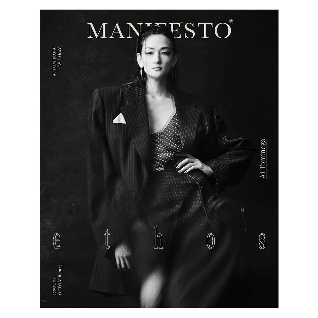 のインスタグラム：「⁡ ⁡ New work for @manifestomedia Cover & Cover story October issue  ⁡ Fashion director : @yeejonathan Photographer : @takayofficial Stylist :  @yoshi_miyamasu Hair : @hayatemaeda Make : @yuka_washizu Casting director :  @shimana_casting ⁡」