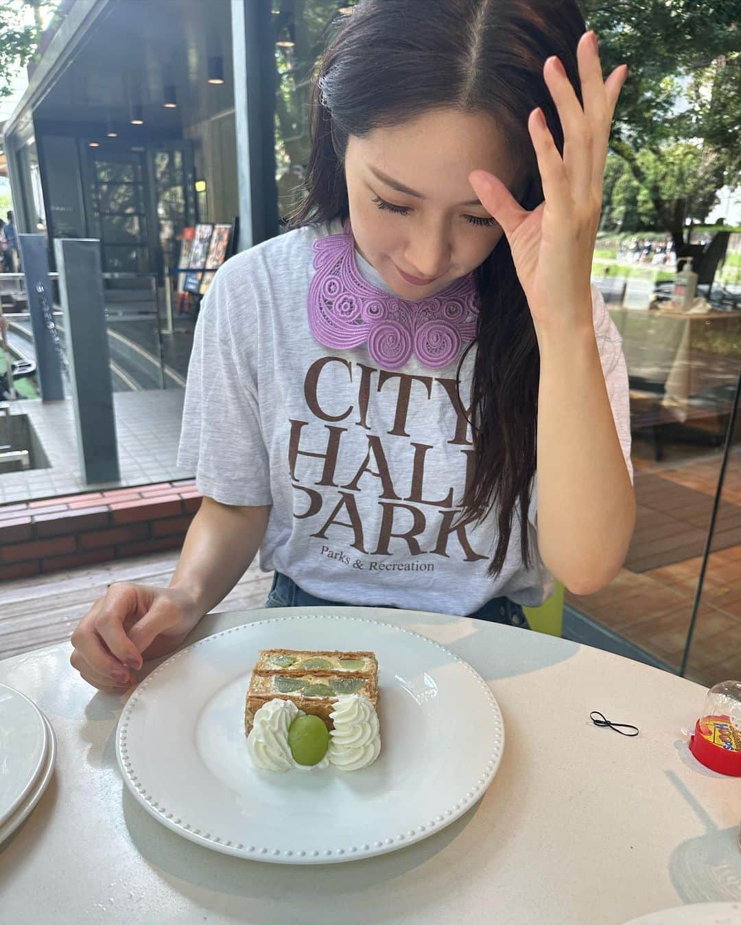 犬山紙子さんのインスタグラム写真 - (犬山紙子Instagram)「キハチのパイのファンなので先日シャインマスカットのパイを食べに行きました。 これで太っても悔いのない美味しさです  #kihachi #パイ　#スイーツ #外苑前グルメ #patou」10月4日 19時54分 - inuyamakamiko