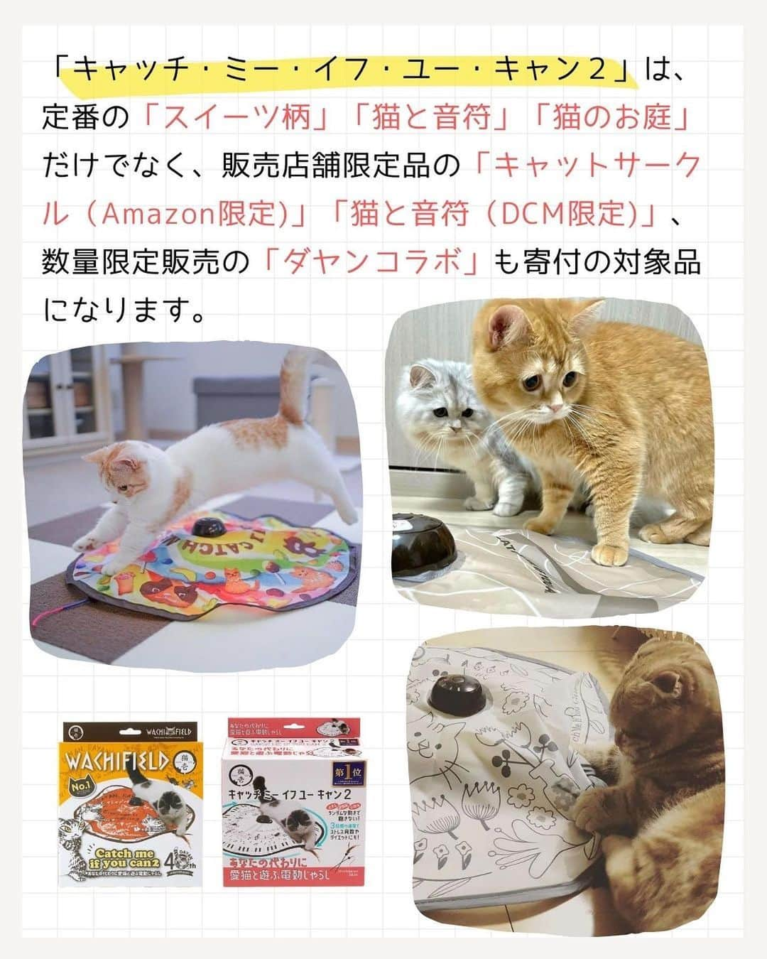 猫壱（ねこいち•ネコイチ）さんのインスタグラム写真 - (猫壱（ねこいち•ネコイチ）Instagram)「\今日は世界動物の日/  世界動物の日は動物愛護や動物保護を目的に定められた世界的な記念日です🐱  そこで、猫壱でも行なっている活動を少しご紹介🐾 猫壱の活動を少しでも知っていただければ嬉しいです🙌  また、保護猫団体様への寄付に繋がる猫壱会員さんも随時募集しております✨ ストーリーズのリンクよりチェックしてみてくださいね🐱❤︎   :::::::::#猫壱 :::::::  猫壱は\猫が幸せ、私も幸せ/をモットーに猫グッズの開発に取り組んでいます♪ ▫ 気になる方は @necoichicojp をチェックしてみてくださいね！ ▫  ................................................  #猫壱豆知識#猫壱#necoichi#豆知識#ねこと暮らす #世界動物の日 #保護猫 #worldanimalday」10月4日 20時15分 - necoichicojp