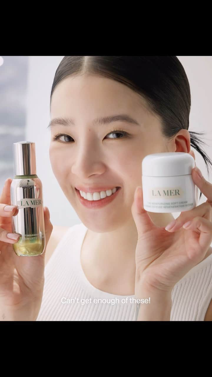 アイリーン・キムのインスタグラム：「The perfect pair of skincare can be life changing I’ve been using the @LaMer Lifting Firming Serum and Soft Cream together and it’s been giving my whole life a healthy glow✨  @lamer.korea  #LaMerPartner  #LaMerLiftingFirmingSerum  #LaMerSoftCream ­」