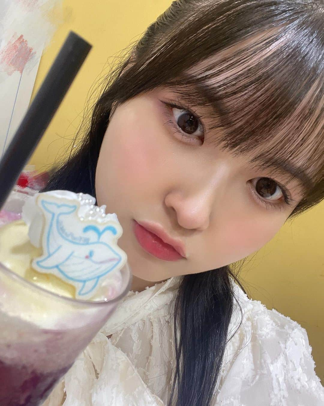 岡村美波さんのインスタグラム写真 - (岡村美波Instagram)「♡  タワレコカフェにお邪魔してしました〜☕️💓  BEYOOOOONDSのメニューは 🍹やさしいせかい（ソーダ） 🍝明太奉行におまかせあ〜れ！　ですっ💓💓💓  とっても美味しかったよ〜💓 みんなも是非タワーレコード渋谷店さん 遊びに行ってみてね☺️💓  #タワーレコード #タワレコ #タワレコカフェ  #helloproject #ハロプロ #beyooooonds  #雨ノ森川海 #岡村美波 #みいみ」10月4日 20時29分 - minami_okamura.official