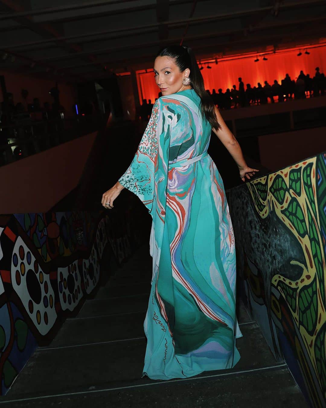 Lalá Noletoのインスタグラム：「A @dimyoficial parou SP ontem no seu desfile no icônico MASP 🚀 As memórias e raizes italianas contam a história desta coleção que trouxe obras de arte para vestir! Ainda impactada com  tudooooo」