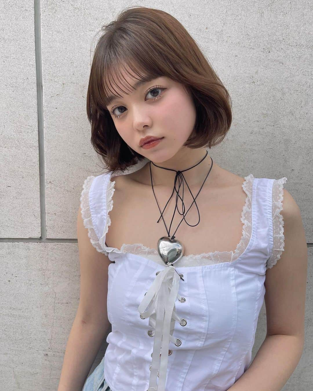 黒沢実未のインスタグラム：「Bob cut💞 @rio_girly 🎀」