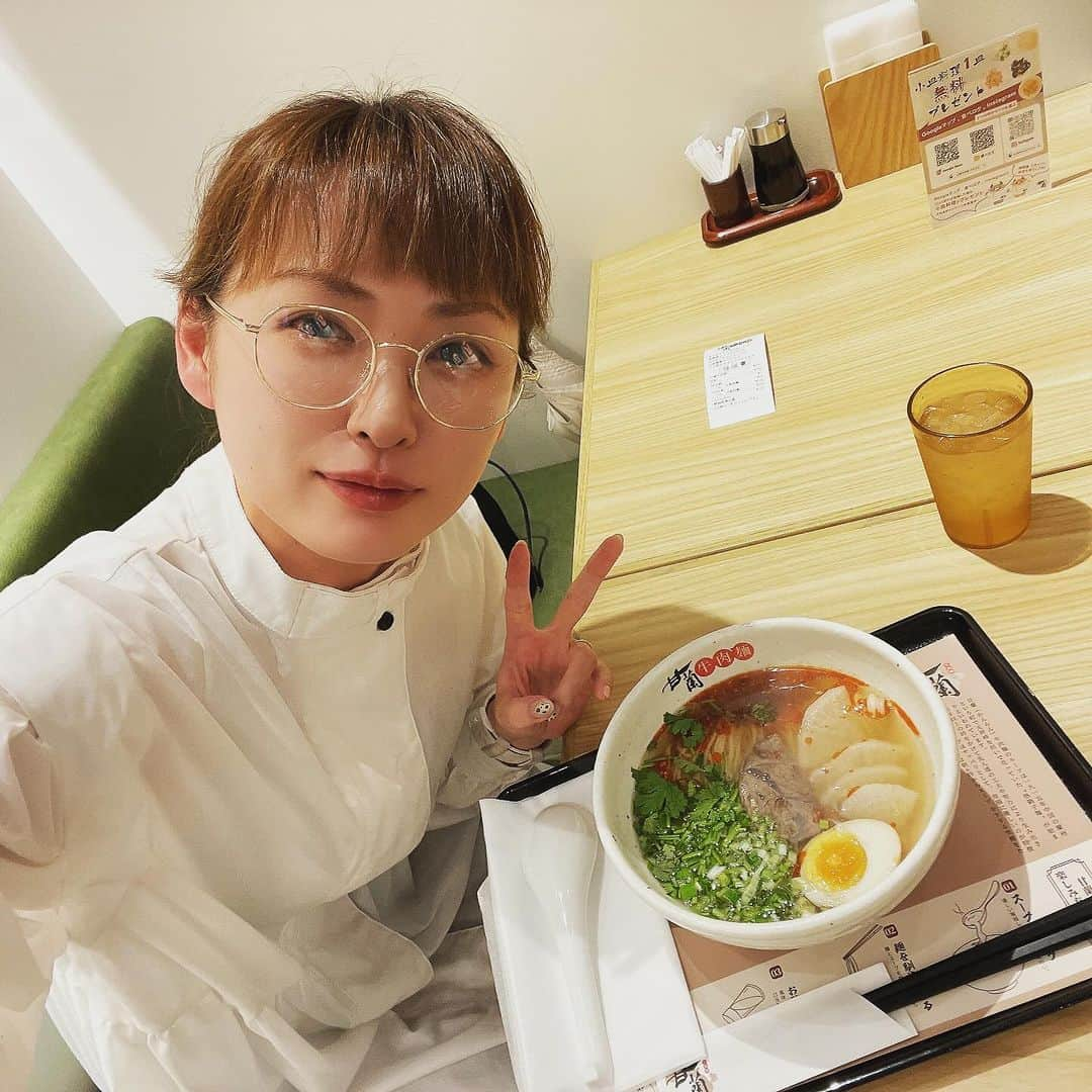 脇田唯さんのインスタグラム写真 - (脇田唯Instagram)「🍜  甘蘭  牛骨ラーメン♥ あっさり、ウマウマ(　´ω`)  #渋谷ラーメン #牛骨ラーメン #甘蘭牛肉麺渋谷本店」10月4日 20時52分 - post_yui