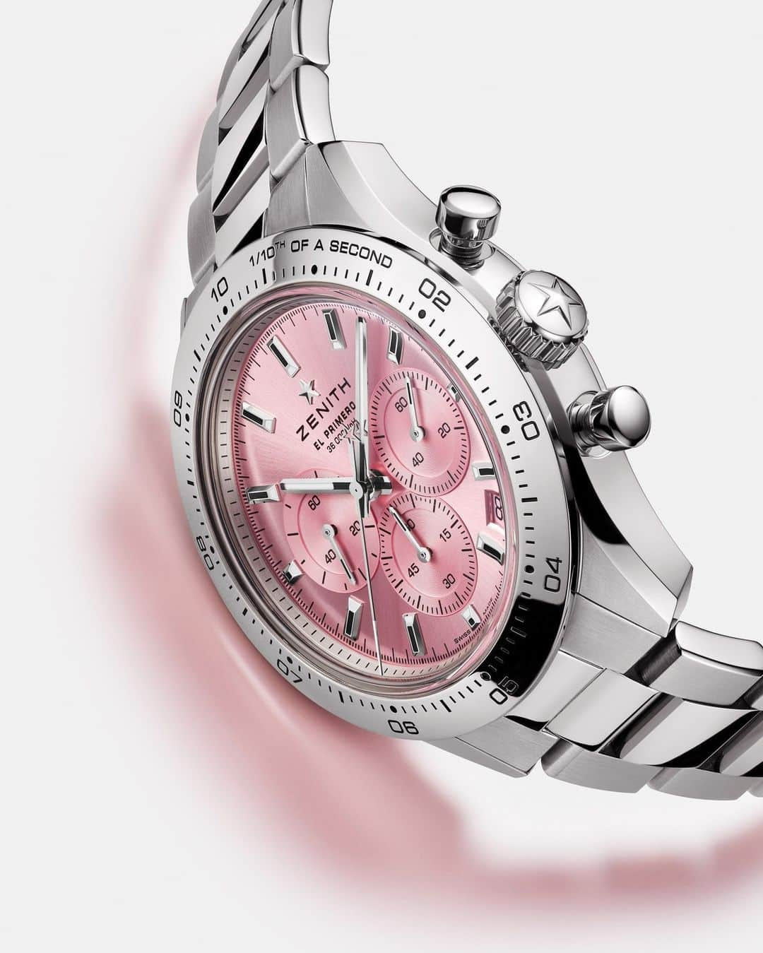 ゼニスさんのインスタグラム写真 - (ゼニスInstagram)「A bold colour with a strong message.💗 The #ChronomasterSport Pink limited-edition is the latest in a series of ZENITH special and unique watches created to raise awareness on #BreastCancer. 20% of the proceeds from each limited-edition watch sold will be donated to @susangkomen in support of research, patient care services, education & more.」10月4日 21時00分 - zenithwatches