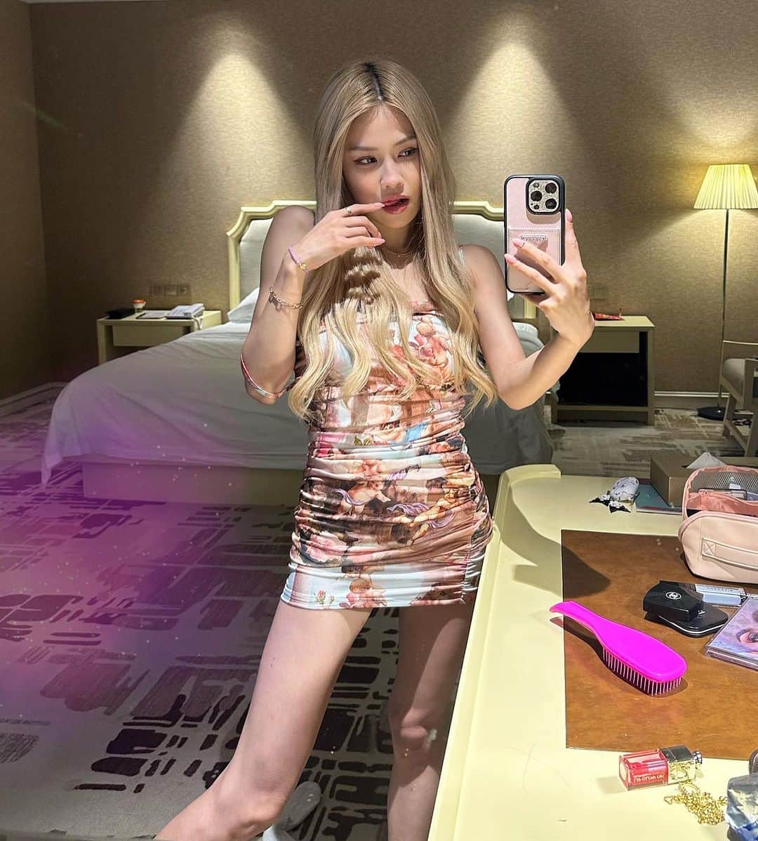 今田惟吹のインスタグラム：「⬇︎💜」