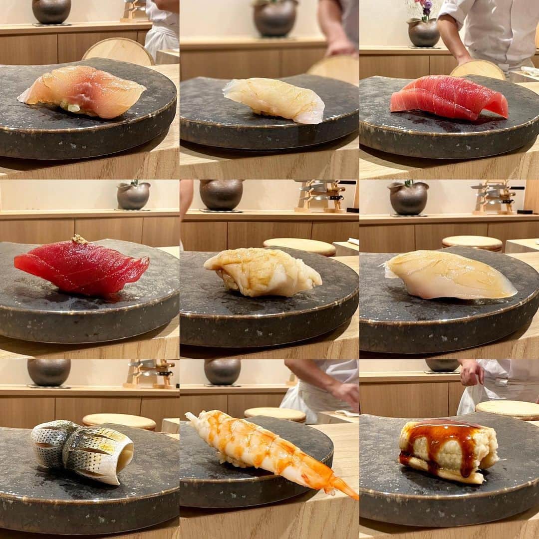 高島ゆみさんのインスタグラム写真 - (高島ゆみInstagram)「. 大好きなお寿司🫠🩷🩷 和食美味しかった♡  最近胃袋が無限になってきた、大変🫠笑  こちらこそいつもありがとう🐵♡  #大阪鮨#すしと和望月」10月4日 21時30分 - yumi_tksm