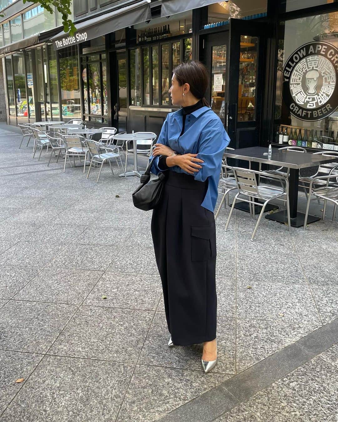 Hiromi Ｍaedaのインスタグラム：「EASY COCOON SKIRT(イージーコクーンスカート) 本日よりご予約分を順次発送しております♡  お手元に届くまで今しばらくお待ちくださいませ☺️  skirt @frey__jp #frey_jp (10月中旬~下旬/再販売) shoes @pippichic_official #pippichic」