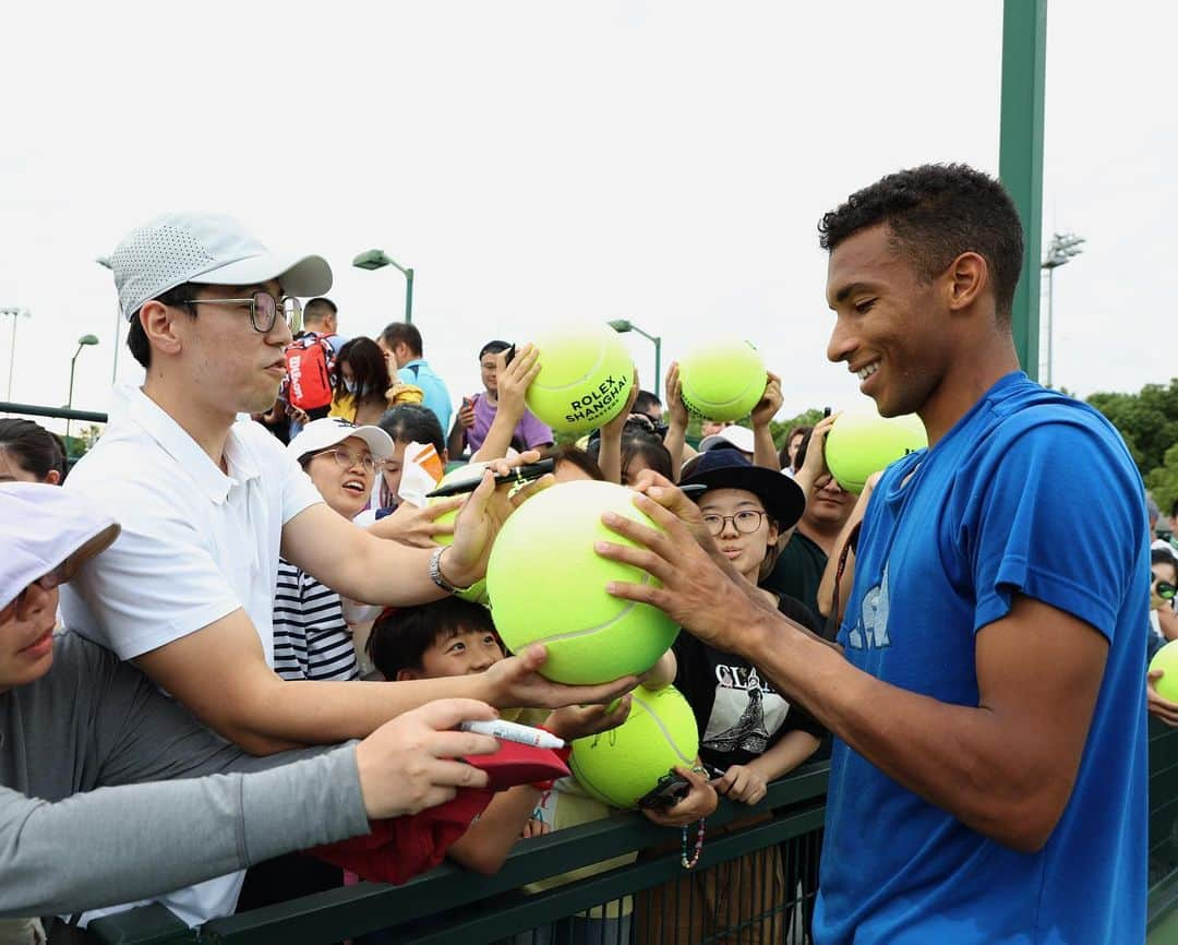 フェリックス・オジェ＝アリアシムさんのインスタグラム写真 - (フェリックス・オジェ＝アリアシムInstagram)「Ticking off the to do list ✔️🏋🏽‍♂️🎾🏃🏽」10月4日 21時44分 - felixaliassime