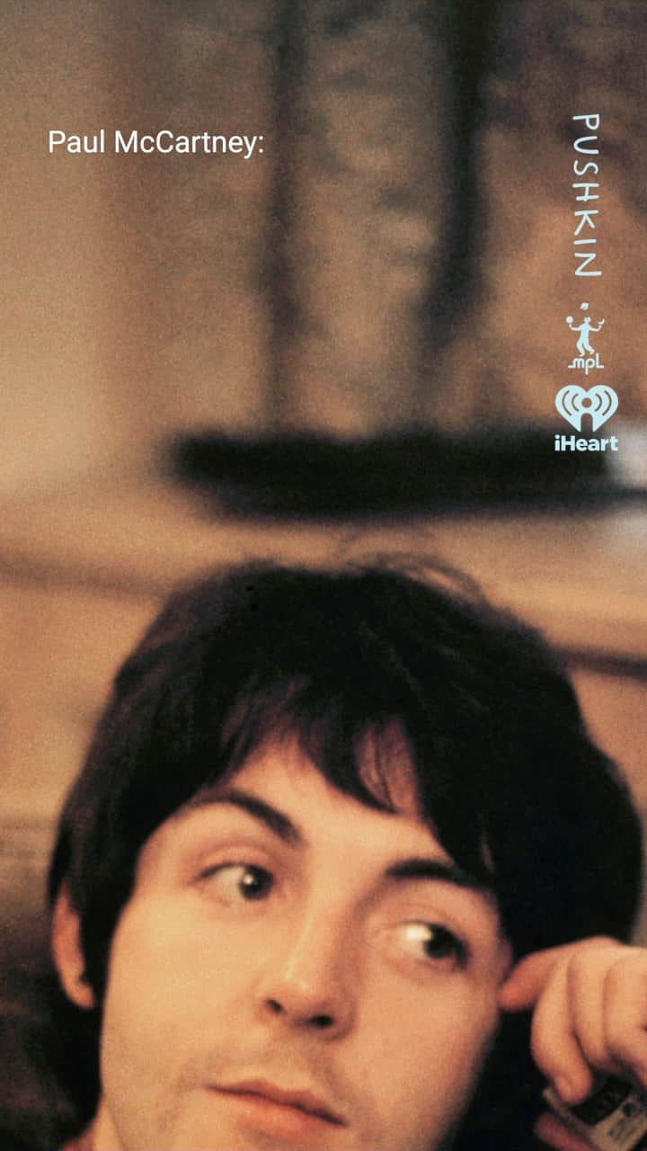のインスタグラム：「What does the 1960 film ‘Psycho’ have in common with The Beatles’ track ‘Eleanor Rigby’? 🎻  In the first episode of his new podcast ‘McCartney: A Life in Lyrics’, Paul gives an insight into the creation of his iconic song. Listen now, via the @iheartradio app and wherever you get your podcasts 🎙️」