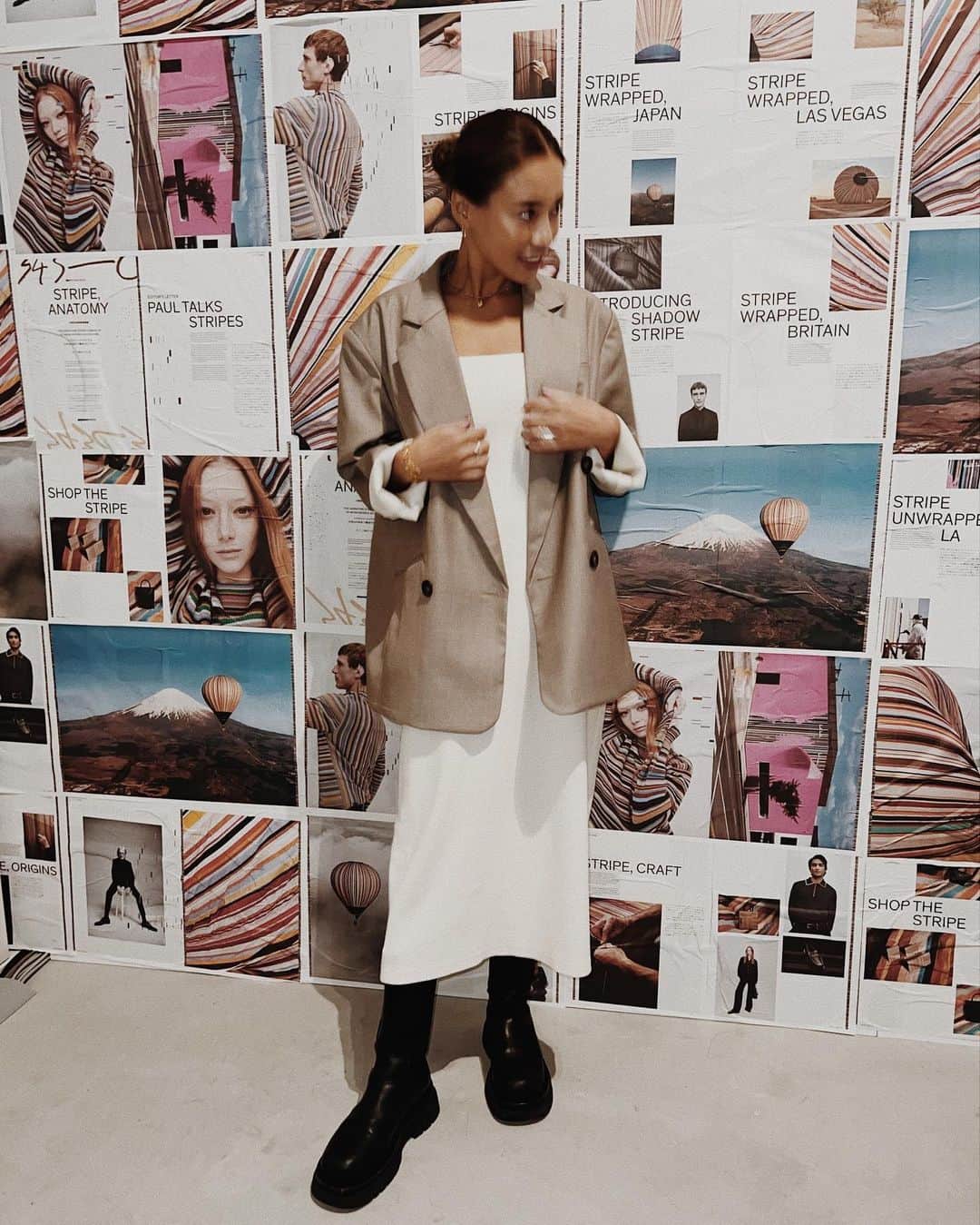 馬詰まほさんのインスタグラム写真 - (馬詰まほInstagram)「@paulsmithjapan 🖤 @paulsmith 📸✨ #paulsmithjapan #paulsmith  #pr」10月4日 22時34分 - mahorin.1993