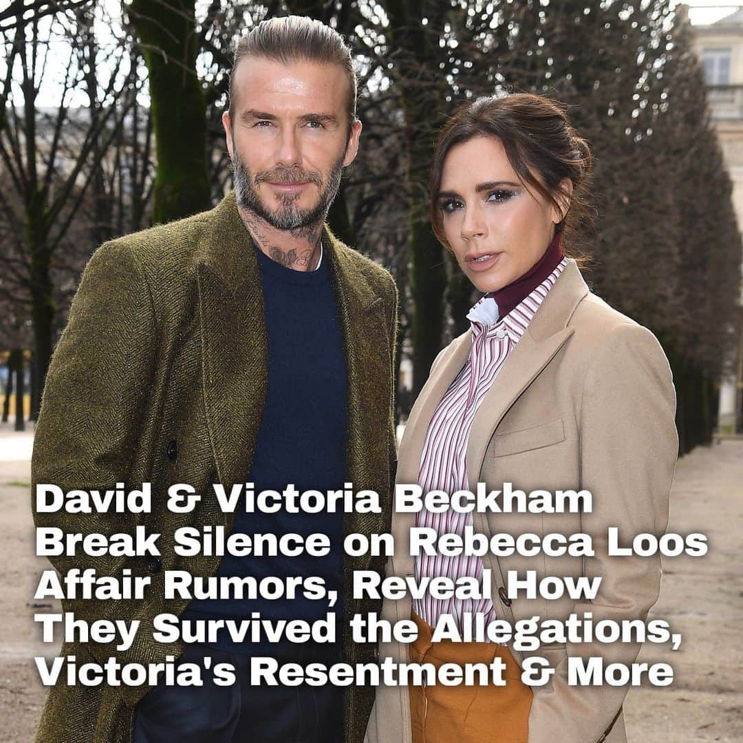 Just Jaredさんのインスタグラム写真 - (Just JaredInstagram)「David & Victoria Beckham are breaking their silence on the affair allegations made against him by his former personal assistant, Rebecca Loos, back when he played for Real Madrid. They're revealing how they survived all the rumors, Victoria's resentment towards him, and so much more. Plus, we've included the back-and-forth David and Rebecca had at the time. Tap this photo at the LINK IN BIO for their full quotes.  #VictoriaBeckham #DavidBeckham Photo: Getty」10月4日 22時32分 - justjared