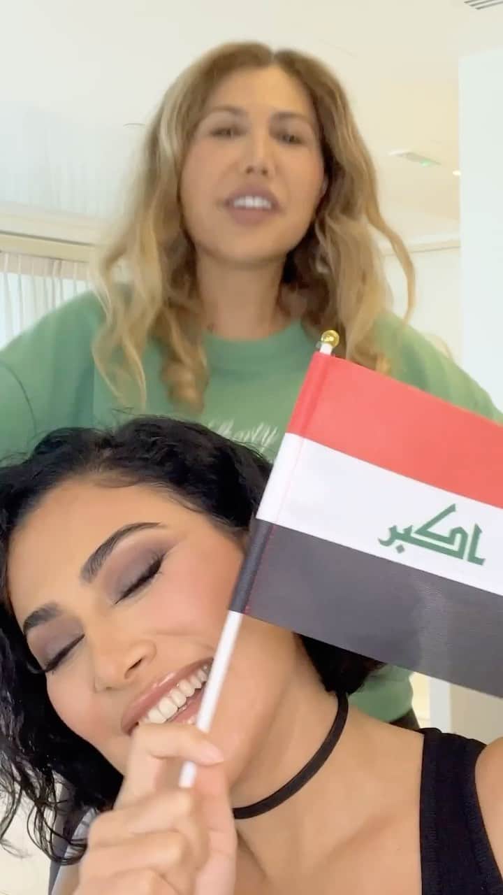 Huda Kattanのインスタグラム：「Happy Iraqi National Day to all our fellow Iraqis 🇮🇶 We love you guys so much!  ‎#اليوم_الوطني_العراقي」