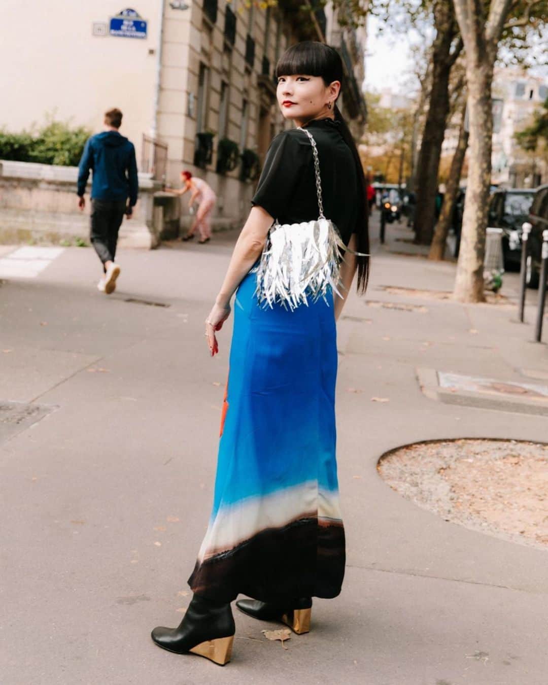 のインスタグラム：「💎 #pfw #rabanne」
