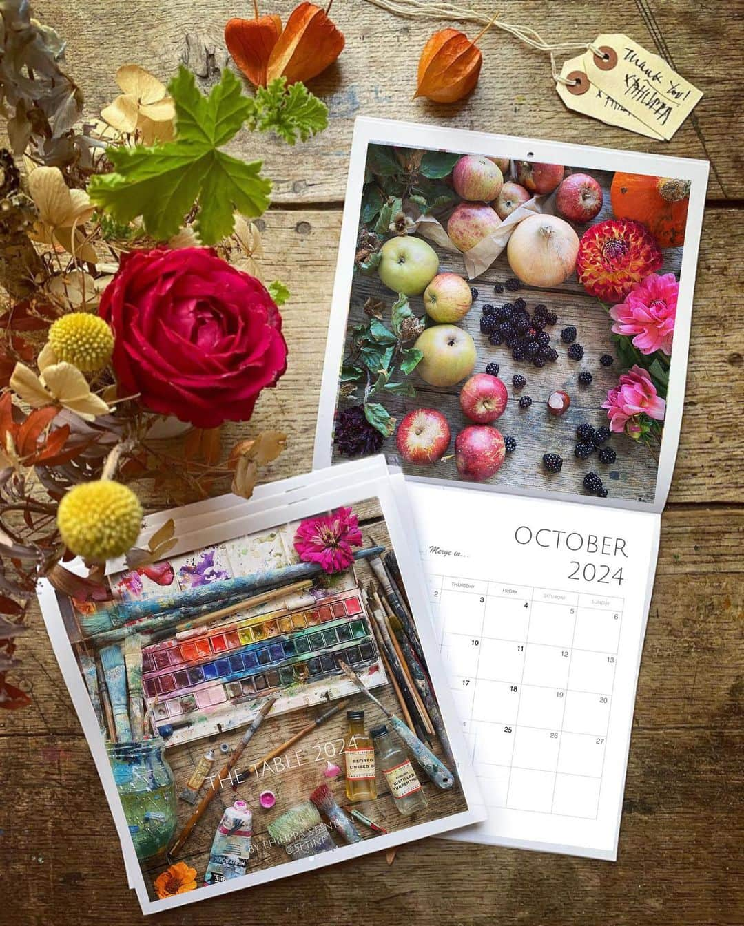 Tea and sittingさんのインスタグラム写真 - (Tea and sittingInstagram)「🗓️🌿✏️Along with the 2 new jigsaw designs released tomorrow…The Table calendars are back for 2024!!! Like the jigsaws, they’ll be ready to post/ship at the beginning of November so this is your chance to get your orders in early 😉 Newsletter subscribers ( link in profile ) will get a 48hr 10% discount code tomorrow morning and my shop opens tomorrow evening ( Oct 1st ) at 7pm BST 🤩」10月1日 3時13分 - 5ftinf