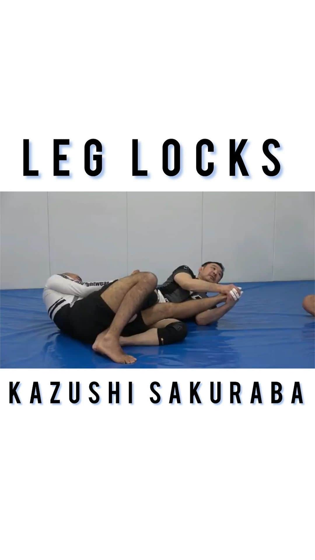 saku39shopのインスタグラム：「BJJ Leg Lock by @saku39ks   In this Jiu Jitsu Training video, Kazushi Sakuraba teaches Leg Lock Finishes.  If you want to learn extremely unique details with this devastating submission check out his series “Anti-Jiu Jitsu.”  Kazushi Sakuraba is one of the most well-known MMA fighters, Catch Wrestlers and grapplers in the world.  #KazushiSakuraba #BernardoFaria #bjj #jiujitsu #jiu #brazilianjiujitsu #bjjtraining #bjjfanatics #bjjtechnique #bjjcourses #leglock #kneebar」