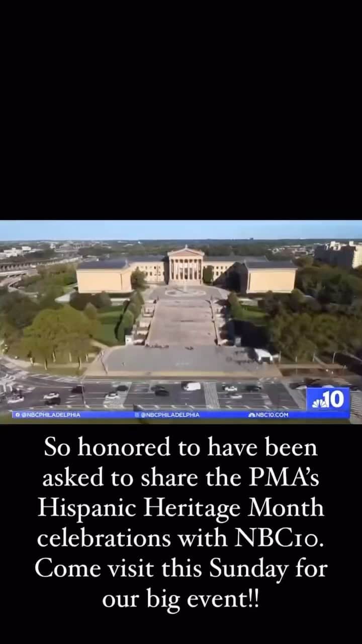 のインスタグラム：「Repost from our Departmental Coordinator of Contemporary Art, Camila Rondon!  Join us tomorrow, Oct 1 for a pay what you wish Hispanic Heritage Month Celebration! #hispanicheritagemonth #philamuseum #visitphilly @nbcphiladelphia」