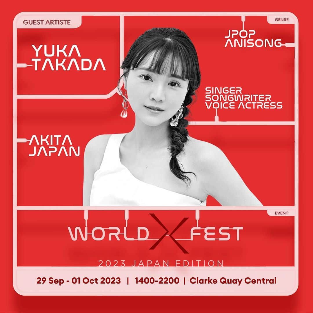 高田由香さんのインスタグラム写真 - (高田由香Instagram)「⁡ 🇸🇬シンガポールＬＩＶＥ ⁡ JPOP✖️ANIME✖️MATSURI 『WORD X FEST 2023 JAPAN EDITION』 【日程】2023年 9月29日(金)・9月30日(土)・10月1日(日） 3日間LIVE出演します。 【場所】Clarke Quay Central Singapore 【時間】14:00～22:00 オフィシャルサイト▼ worldxfest.com（ハイライトから飛べます） ⁡ ⁡ ワンマンライブ2023決定！！！ 日本初！カーボンニュートラルLIVE 高田由香ゼロカーボンワンマンライブ 『第7回高田サミット』 ⁡ 👹秋田公演 【日程】2023年11月5日（日） 【会場】あきた芸術劇場ミルハス小ホールA 【チケット】 ハイライトから飛べます ⁡ 🗼東京公演 【日程】2023年11月11日(土) 【会場】銀座 Miya Cafe 【チケット】 ハイライトから飛べます  move @xperience_negi  ⁡ ⁡ ⁡ ⁡ ⁡ ⁡ ⁡ ⁡ ⁡ #カーボンニュートラル #carbon #ニュートラル #地球温暖化対策 #地球温暖化防止 #温暖化対策 #温暖化防止 #温暖化ストップ #LIVE好き #live好きと繋がりたい #live大好き女子 #live好き集まれ #LIVE好きな方 #シンガポール #ライブ好きな人とつながりたい #アラフォーメイク #アラフォーヘア #カーボンオフセット #双極性障 #シンガポール#co2neutral #脱炭素 #脱炭素社会 #プチプラメイク #プチプラスキンケア #脱炭素化 #カーボン#アラフォーモデル#アラフォーコーディネート」9月30日 19時51分 - yukatakadaofficial