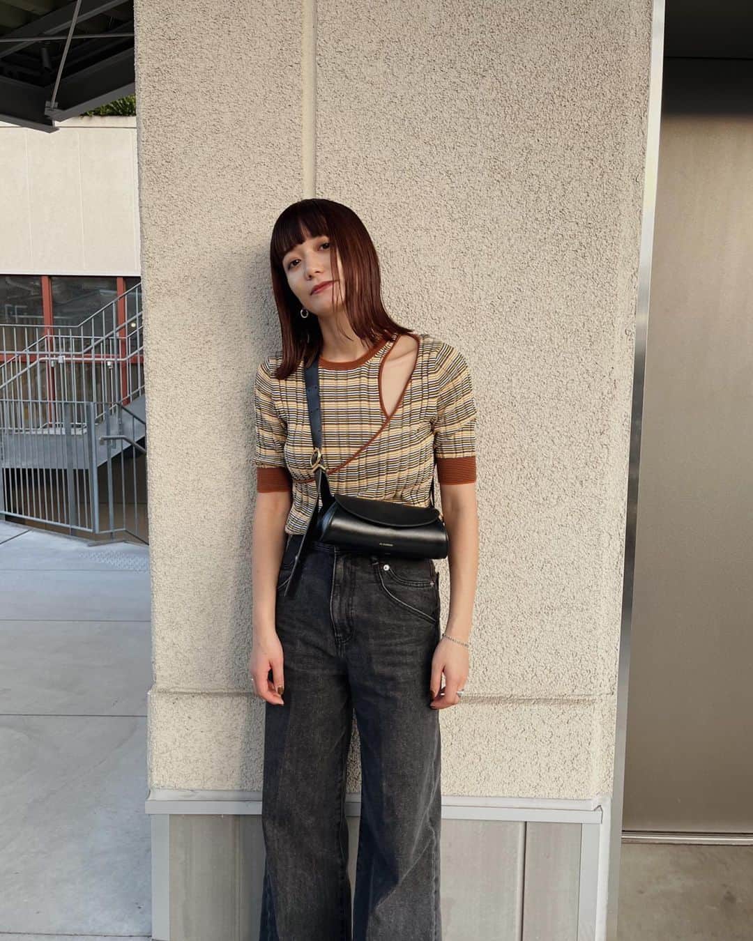 sawakoのインスタグラム：「今の髪、カラーも前髪もお気に入り🍊🍒👩🏻‍🦰✂️」