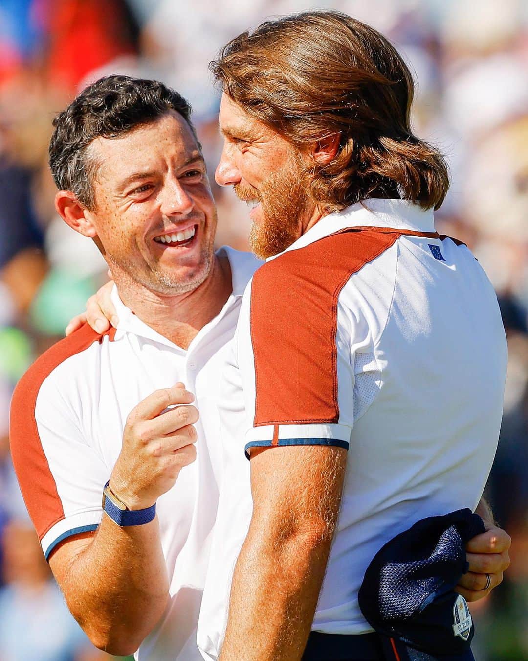 ローリー・マキロイのインスタグラム：「FleetwoodMac. Two matches. Two wins 💙💪 #TeamEurope | #RyderCup」