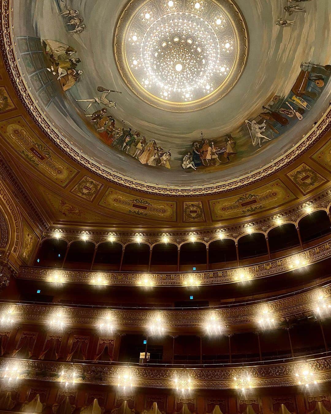 浅田舞さんのインスタグラム写真 - (浅田舞Instagram)「𝓣𝓮𝓪𝓽𝓻𝓸 𝓒𝓸𝓵𝓸𝓷🎭 ⁡ 宮殿のようなコロン劇場.絢爛豪華な内装にうっとり. ⁡ 劇場内を見学できるツアーに参加したのですが まさかのスペイン語でした.」9月30日 20時27分 - asadamai717