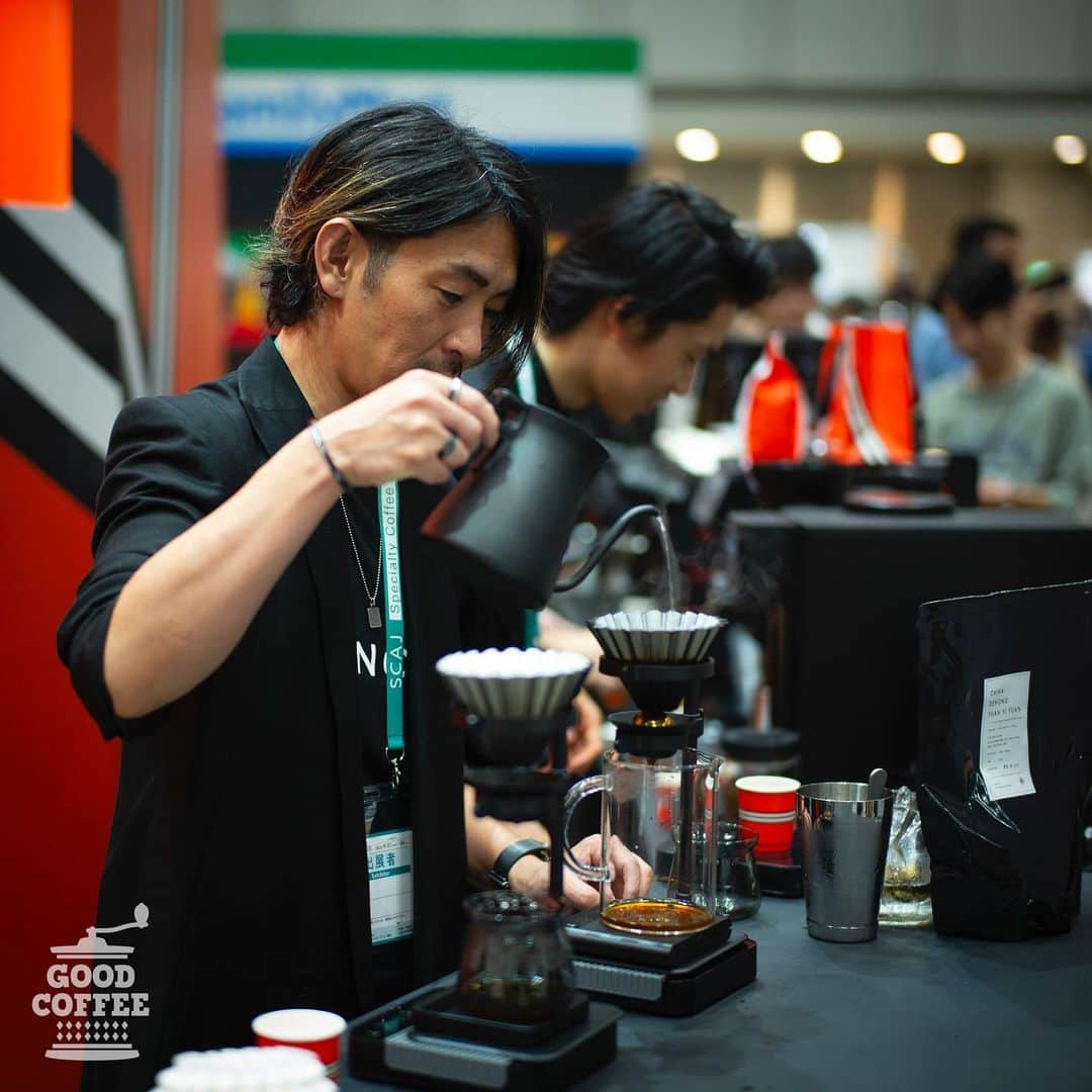 goodcoffeemeのインスタグラム：「SCAJ 2023 WORLD SPECIALTY COFFEE  CONFERENCE AND EXHIBITION  @scajconference   毎年ますますの盛り上がりをみせる、SCAJ！今年は4日間の開催と、規模を拡大しての開催。 目移りしてしまうほどにたくさんのコーヒーに関わる方たちが参加していました！ 皆さんは、会いたい人には会えましたか？！    Thanks !! Photo by @tomo__110」