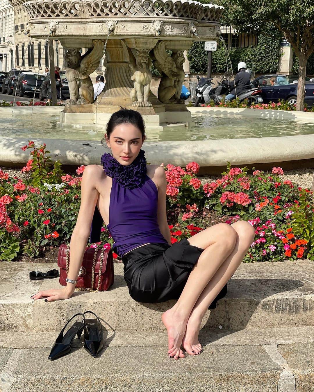 マイ・ダーウィカーのインスタグラム：「Paris💜」