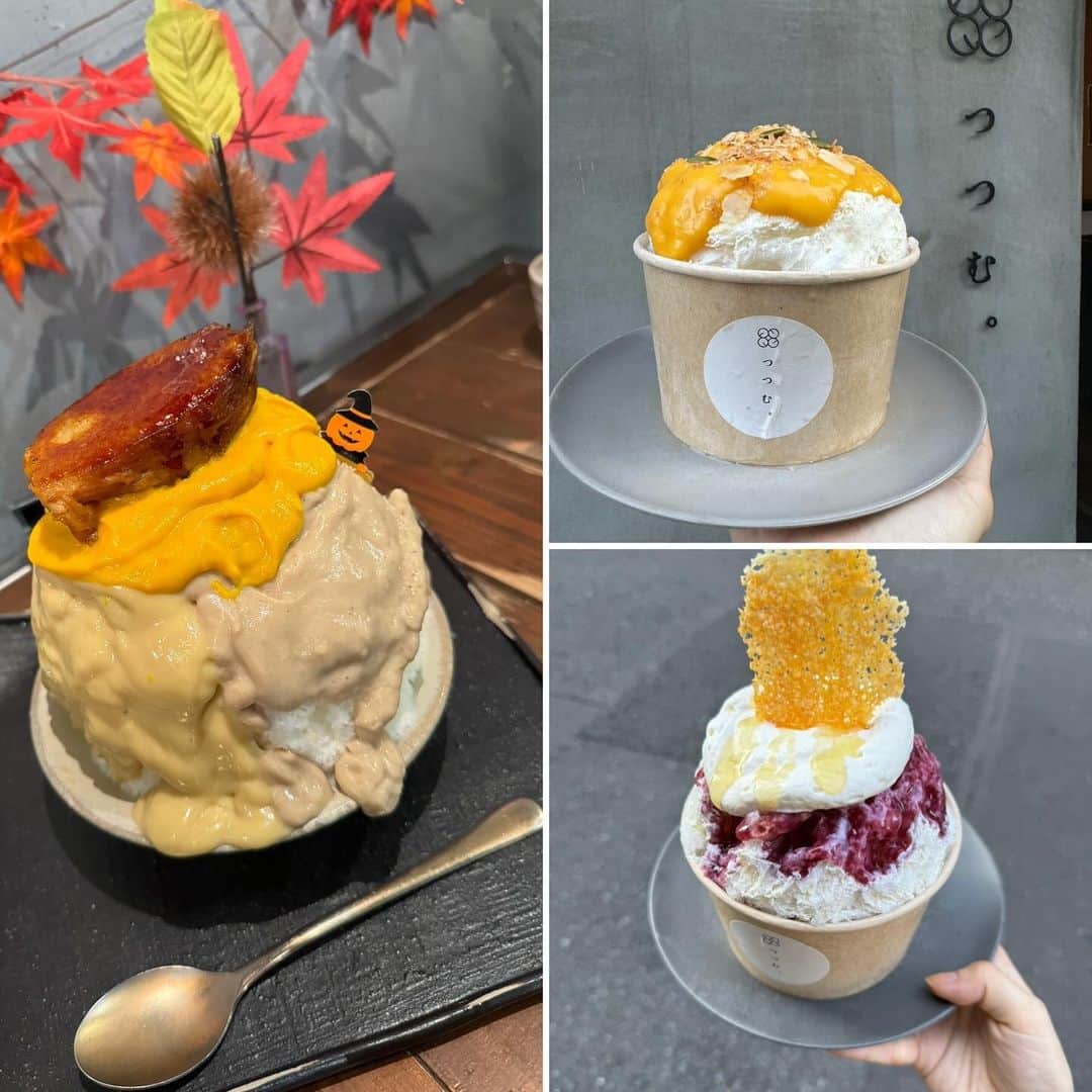 倉野尾成美さんのインスタグラム写真 - (倉野尾成美Instagram)「9月のかき氷まとめ🍧😙✨ タグ付けできるところはしました！ かき氷4枚目右下は阿蘇のお店！「kazaru」って名前のお店で、お蕎麦も美味しかったなぁ…☺️ ずんだのかき氷が大好きなので積極的にずんだを食べた9月でした🫛」9月30日 21時28分 - noochan_1108
